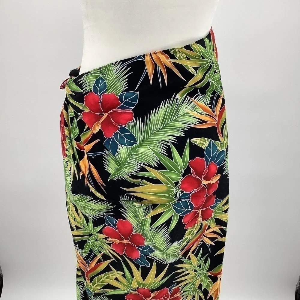 Hawaiian Sarong & Scrunchie Matching Set